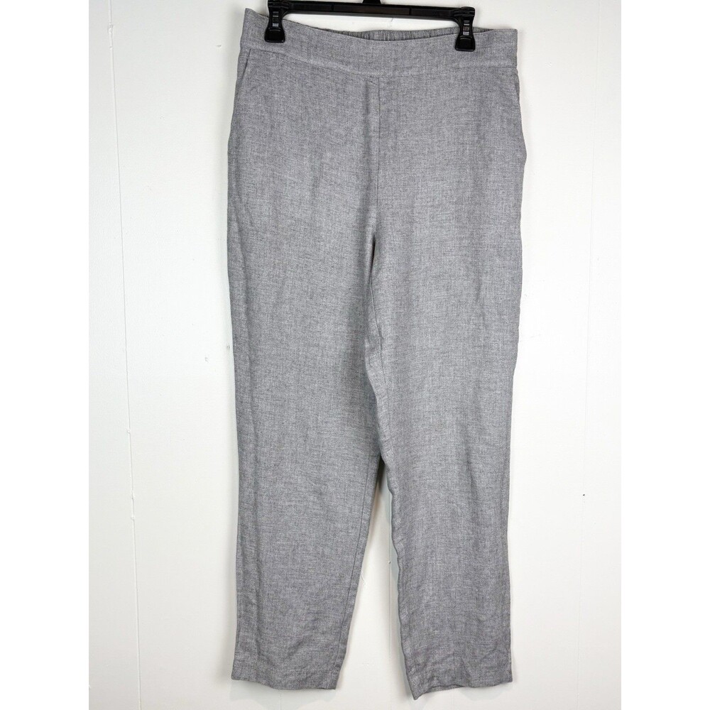 J McLaughlin Pants Gray Women's M Pull-On Classic Work Office Comfortable Career